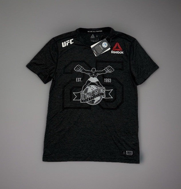 Official Authentic Walkout Jersey Reebok UFC 25th Anniversary Chalk Adults MMA