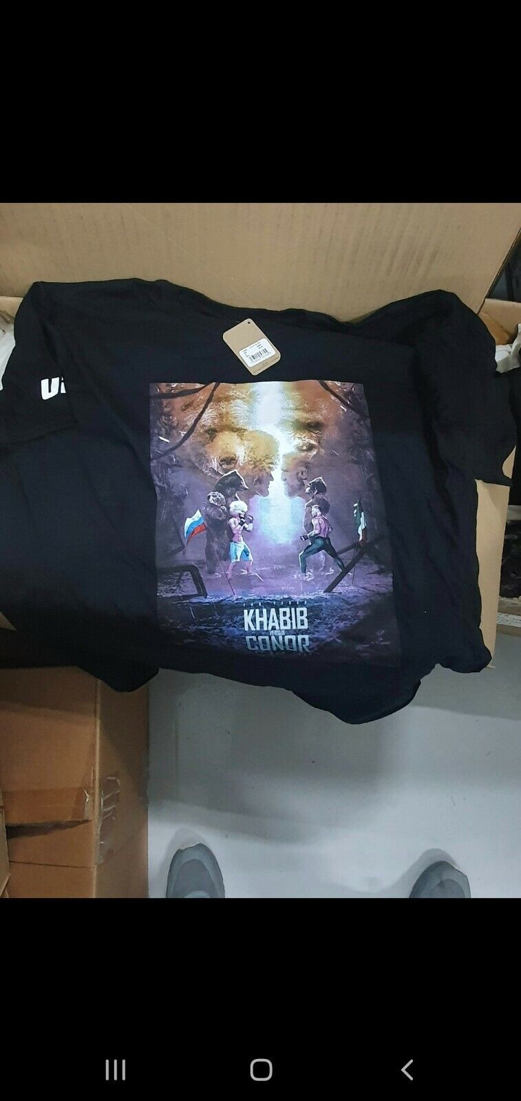 Khabib nurmagomedov reebok sales shirt